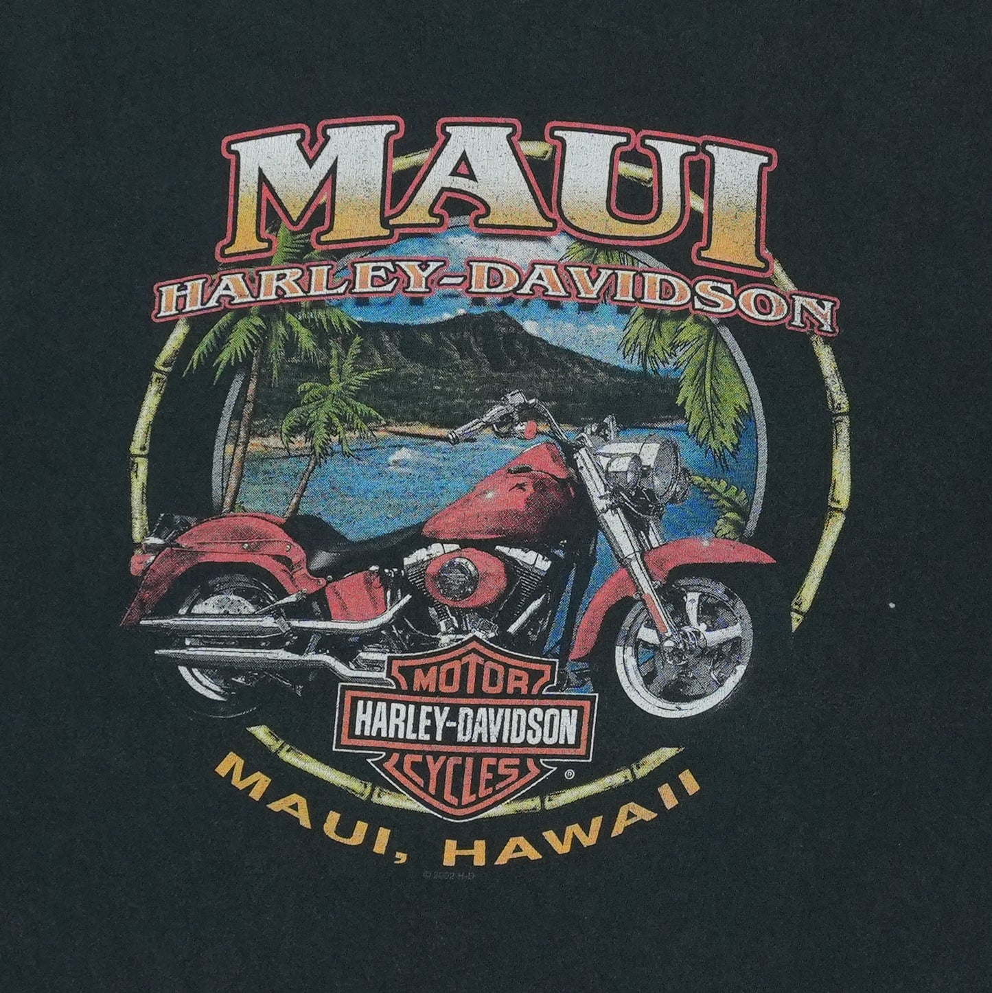 2002 Harley Davidson Maui Pocket Shirt Detail 6