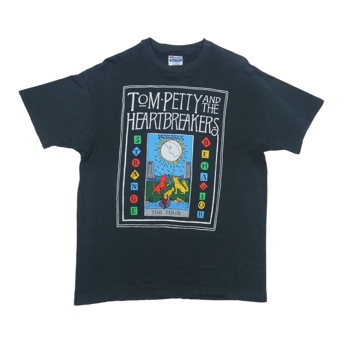 1989 Tom Petty and the Heartbreakers Strange Behavior Shirt Front