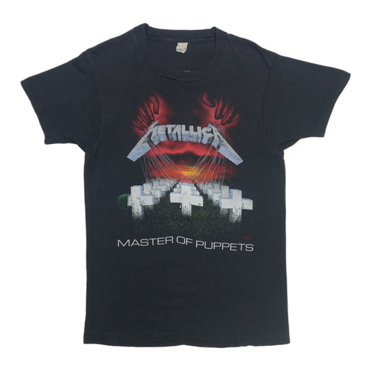 1986 Metallica Master Of Puppets Shirt Front