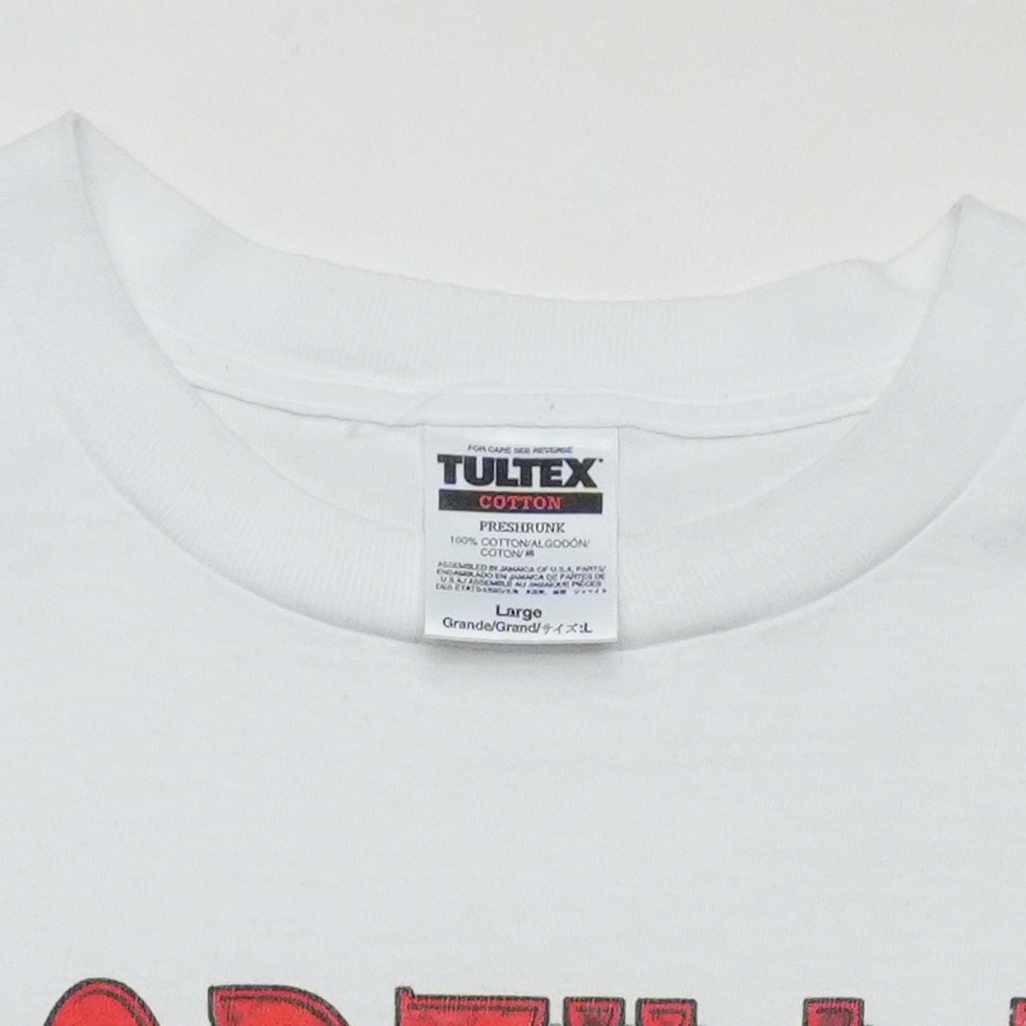 1998 Dennis Rodman Rodzilla nWo Shirt Tag