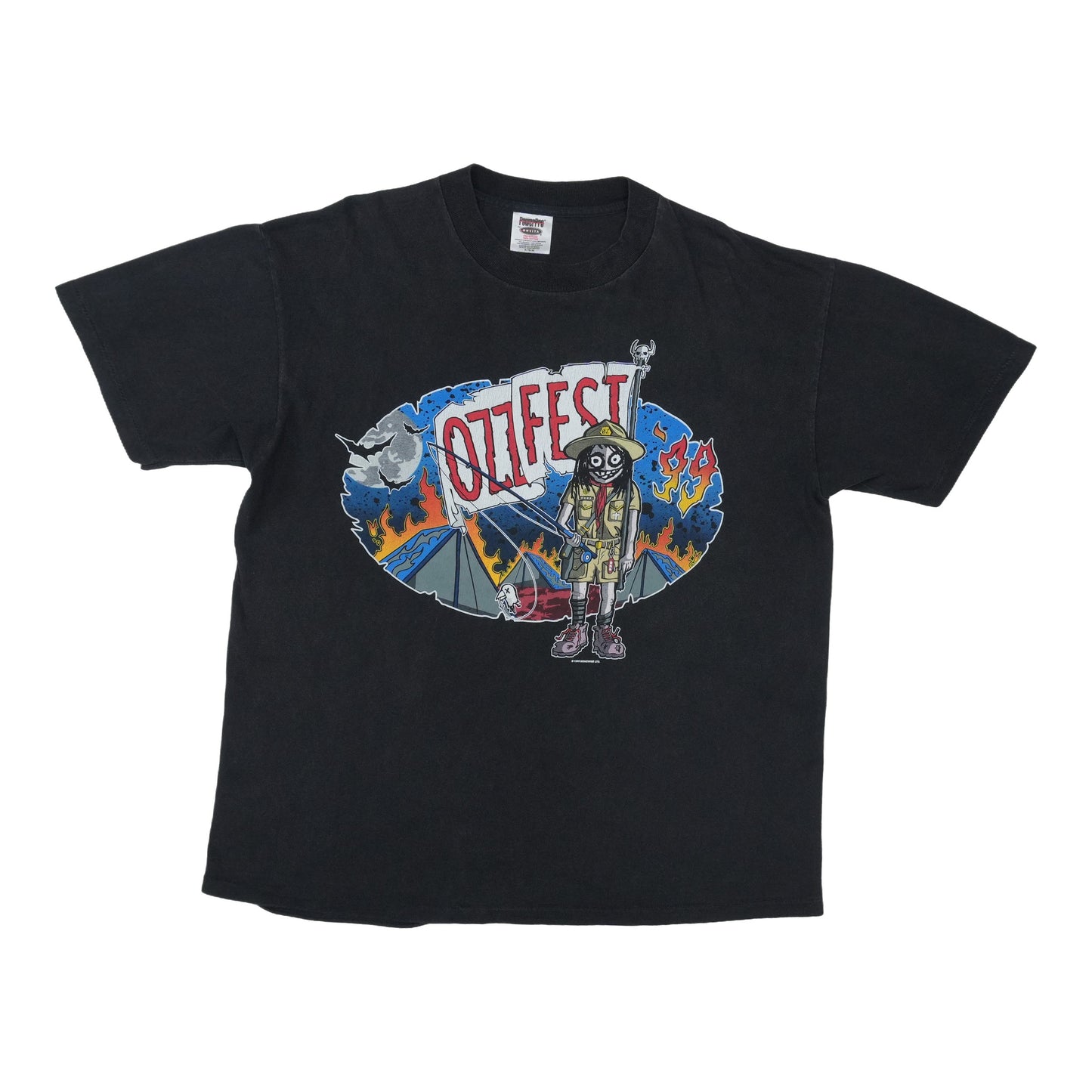 1999 Ozzfest Black Sabbath Shirt Front