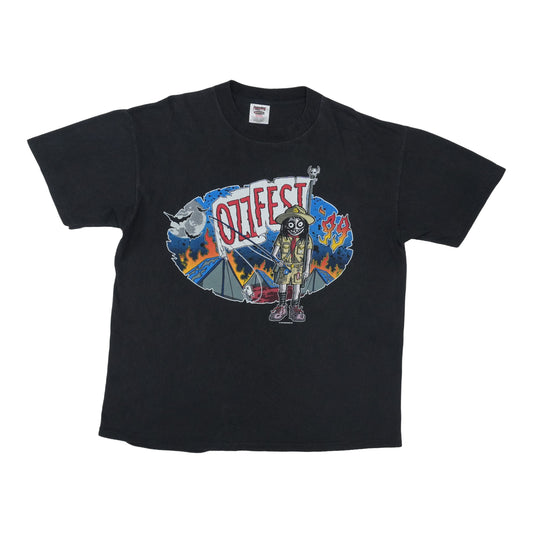 1999 Ozzfest Black Sabbath Shirt Front