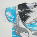 1993 Grateful Dead Steal Your Face All Over Print Shirt Front Detail 2