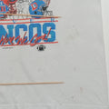 1987 Denver Broncos AFC Champs Shirt Flaw 1