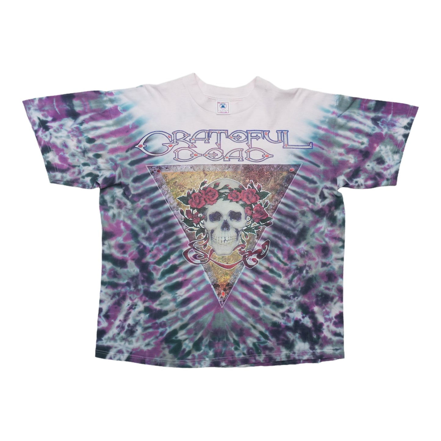 1993 Grateful Dead Summer Tour Tie Dye Shirt Front