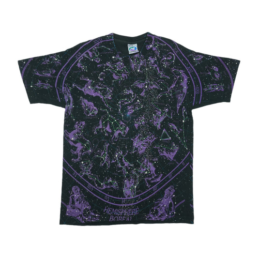 1993 Constellation Hemisphere Zodiac All Over Print Shirt Front