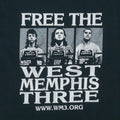 2000s Free The West Memphis Three Shirt Front Graphic