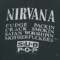 1990s Nirvana Vestibule Sub Pop Shirt Detail 7
