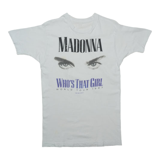 1987 Madonna Who's That Girl World Tour Shirt Front
