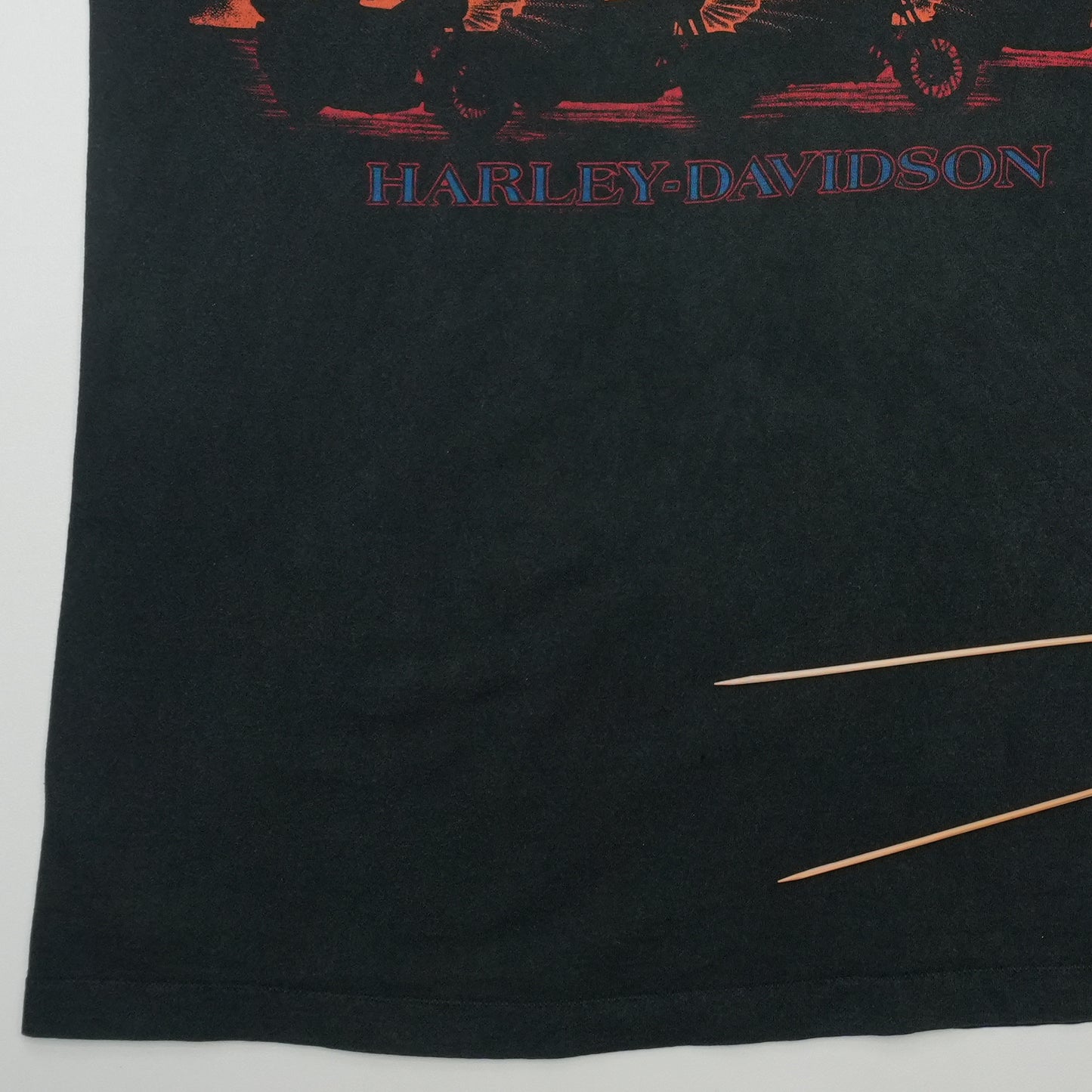 1990s Harley Davidson Anacortes Washington Shirt Front Detail 2
