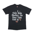 1990s Harley Davidson Only Ride Harleys Shirt Front