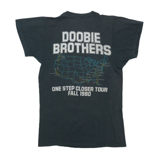 1980 The Doobie Brothers One Step Closer Tour Shirt Back