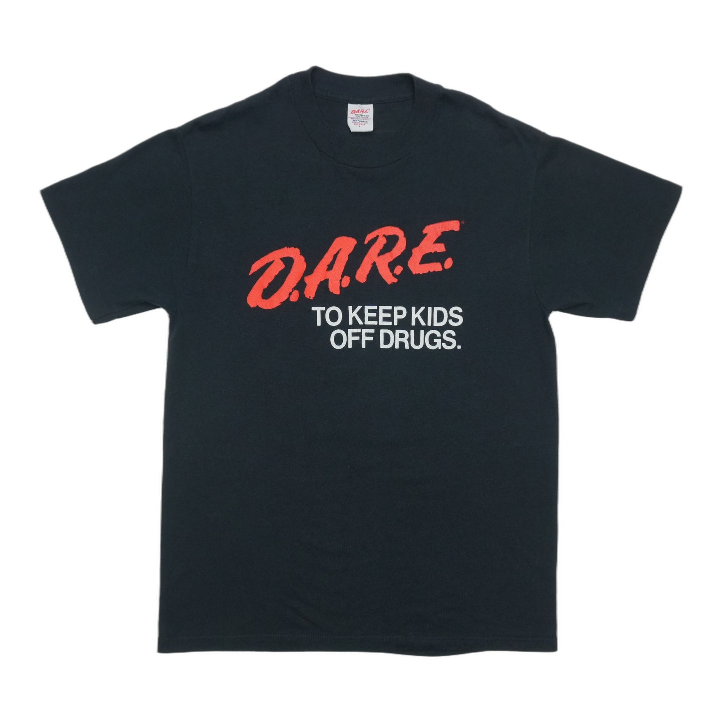 1990s D.A.R.E. To Keep Kids Off Drugs Shirt Front
