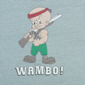 1985 Elmer Fudd Wambo Rambo Parody Shirt Detail 2