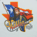 1980s Willie Nelson Texas Raglan Jersey Front Graphic