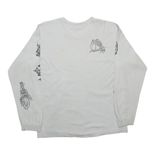1990s Tattoo Art Long Sleeve Shirt Back