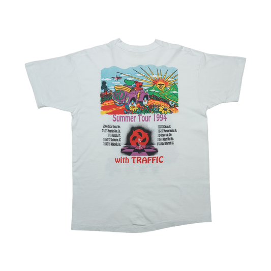 1994 Grateful Dead Summer Tour with Traffic Shirt Back