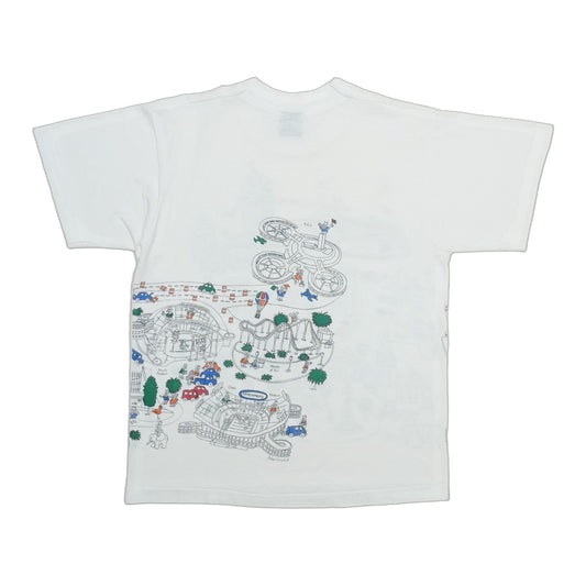 1990s Welcome To Kansas City Cartoon Landmarks Shirt Back
