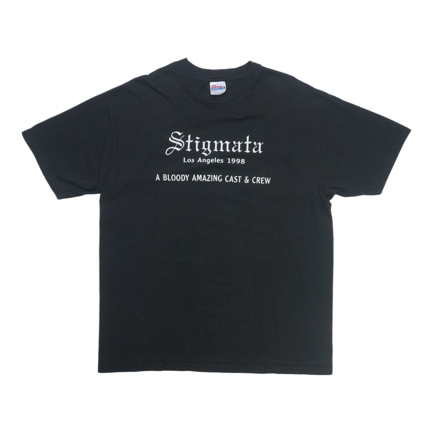 1998 Stigmata Movie Cast & Crew Shirt Front