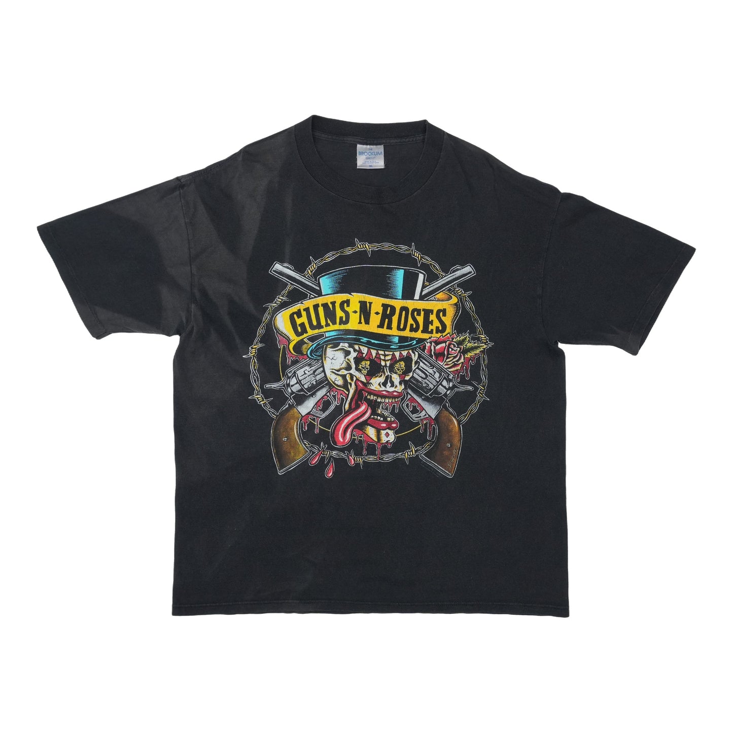 1990 Guns N Roses Skull Shirt Front