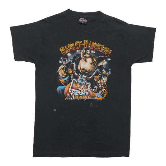 1989 Harley Davidson Motor Co Hawg 3D Emblem ShirtFront