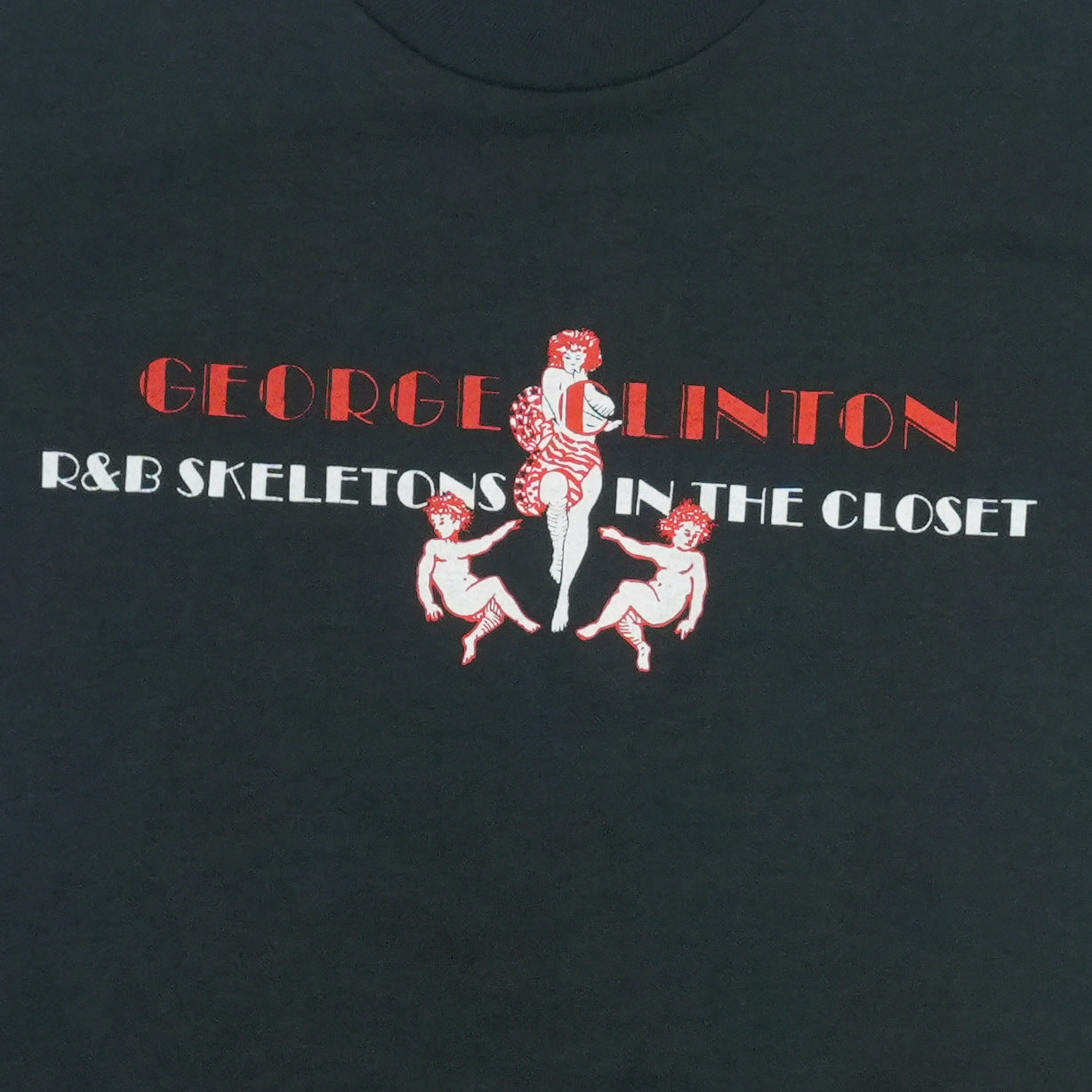 1986 George Clinton R&B Skeletons In The Closet Shirt Detail 2