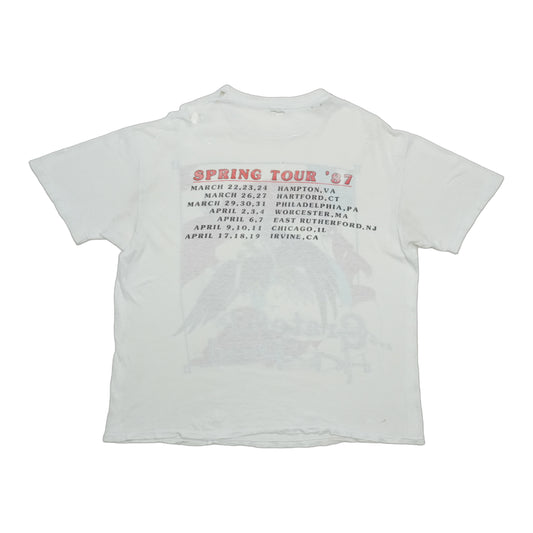 1987 Grateful Dead Eagle Perez Concert Shirt Back