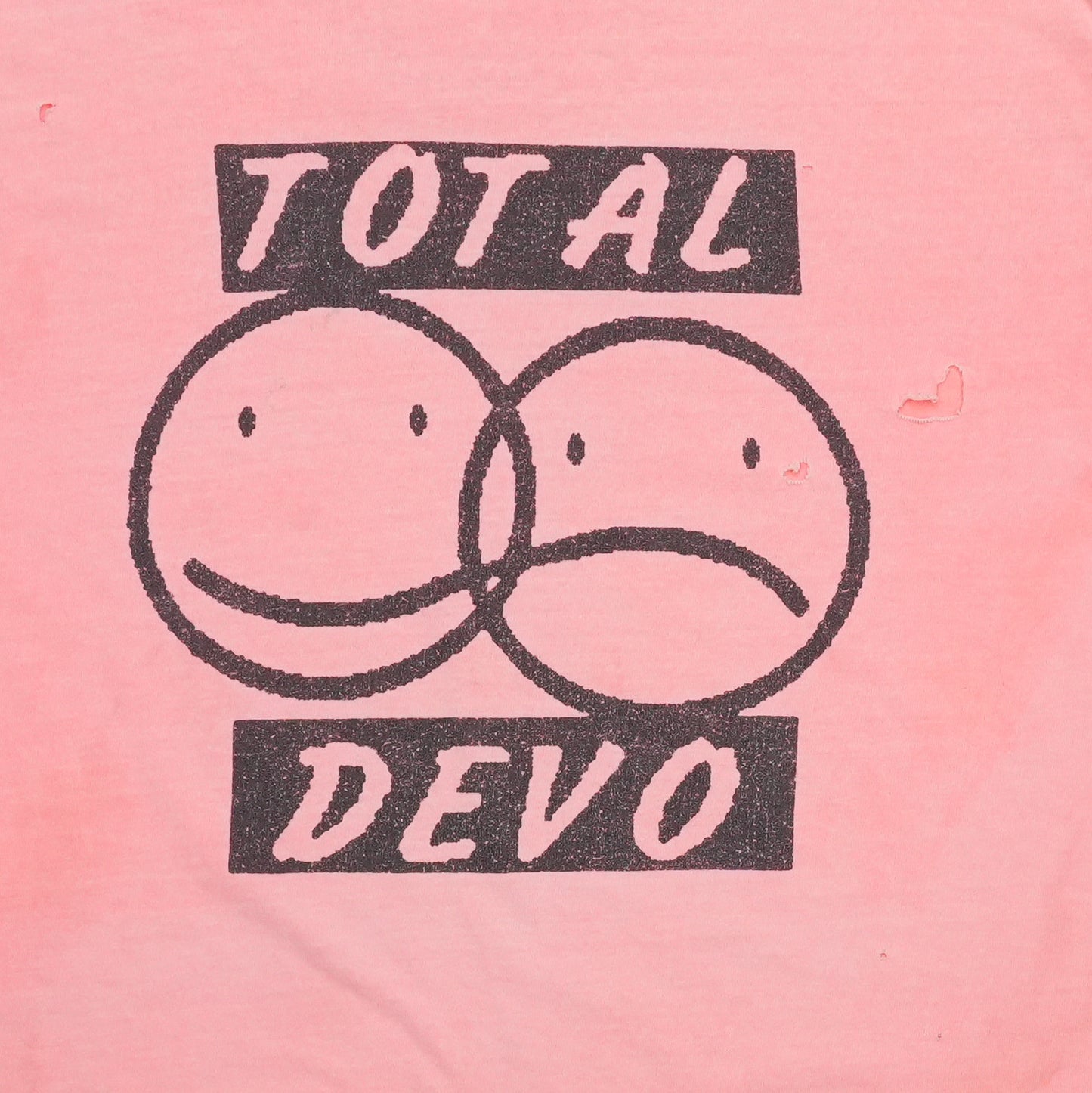 1980s Devo Total Devo Shirt Detail 8