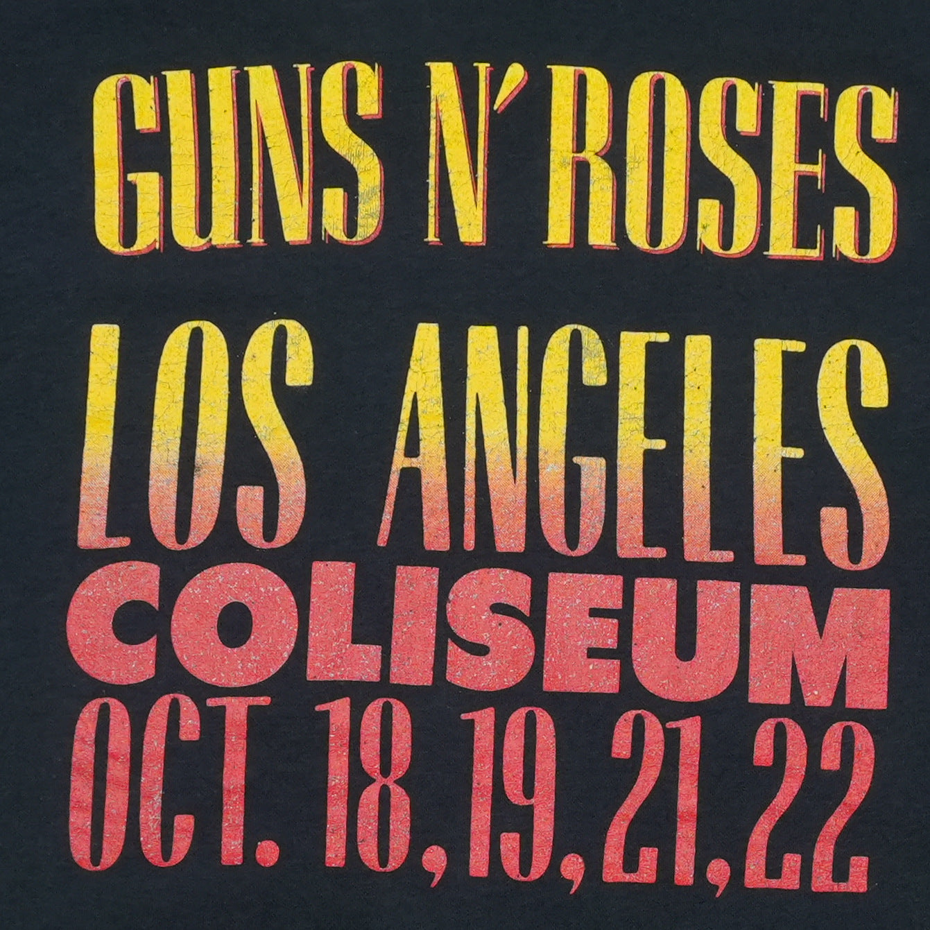 1989 Guns N Roses Stoned in LA Shirt