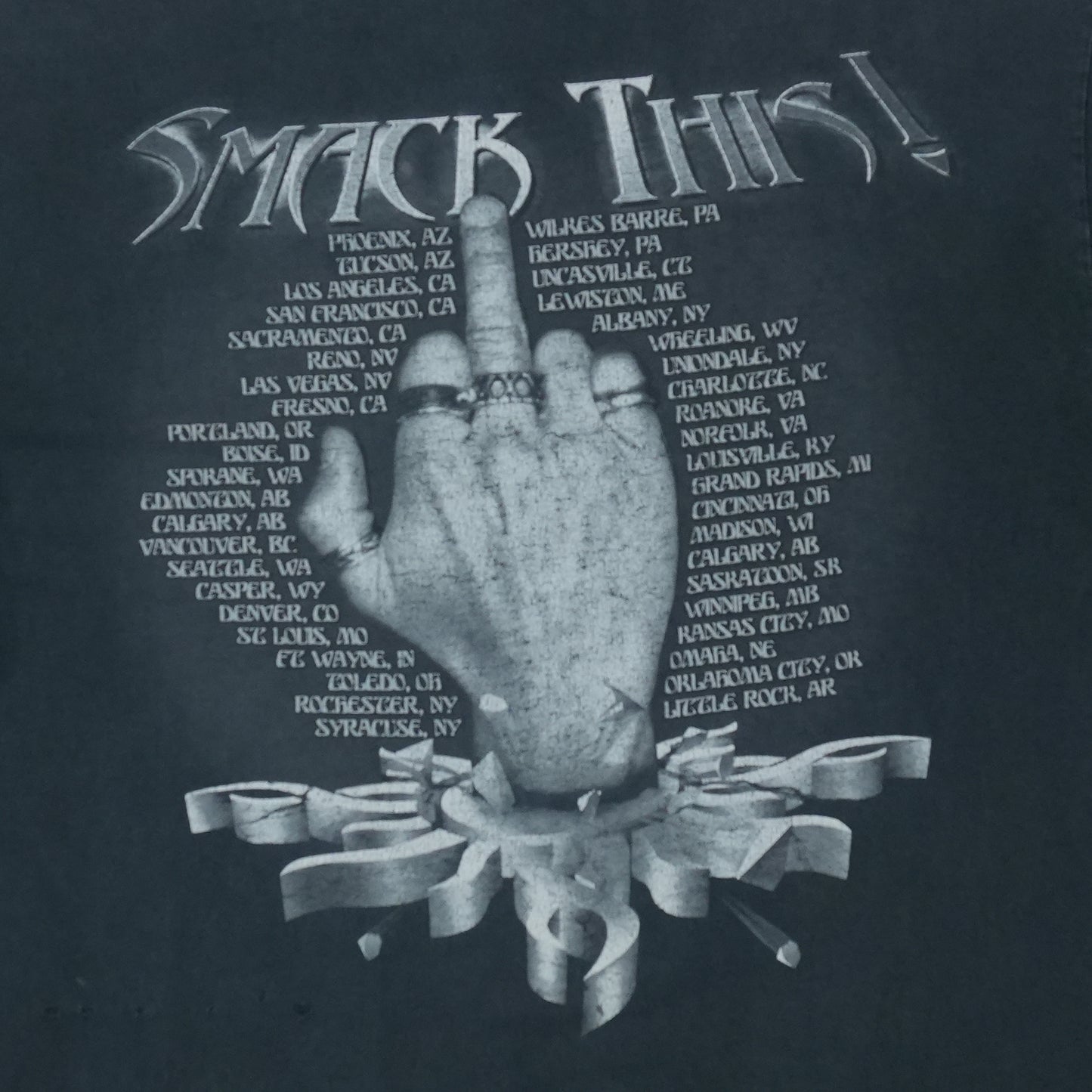 2003 Godsmack Smack This Tour Shirt Detail 4