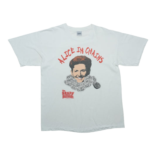 1990s Alice In Chains Brady Bunch Parody Shirt Front