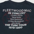1979 Fleetwood Mac Tusk Tour Shirt Back Graphic