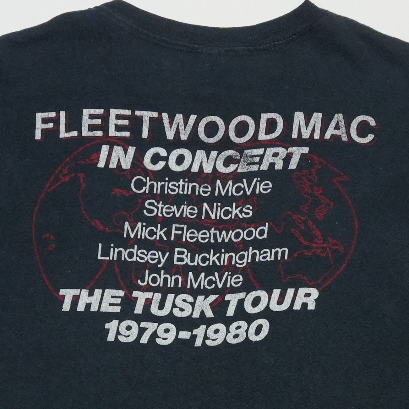 1979 Fleetwood Mac Tusk Tour Shirt Back Graphic