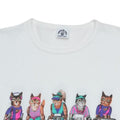 1990s Cat Cycling Shirt Tag