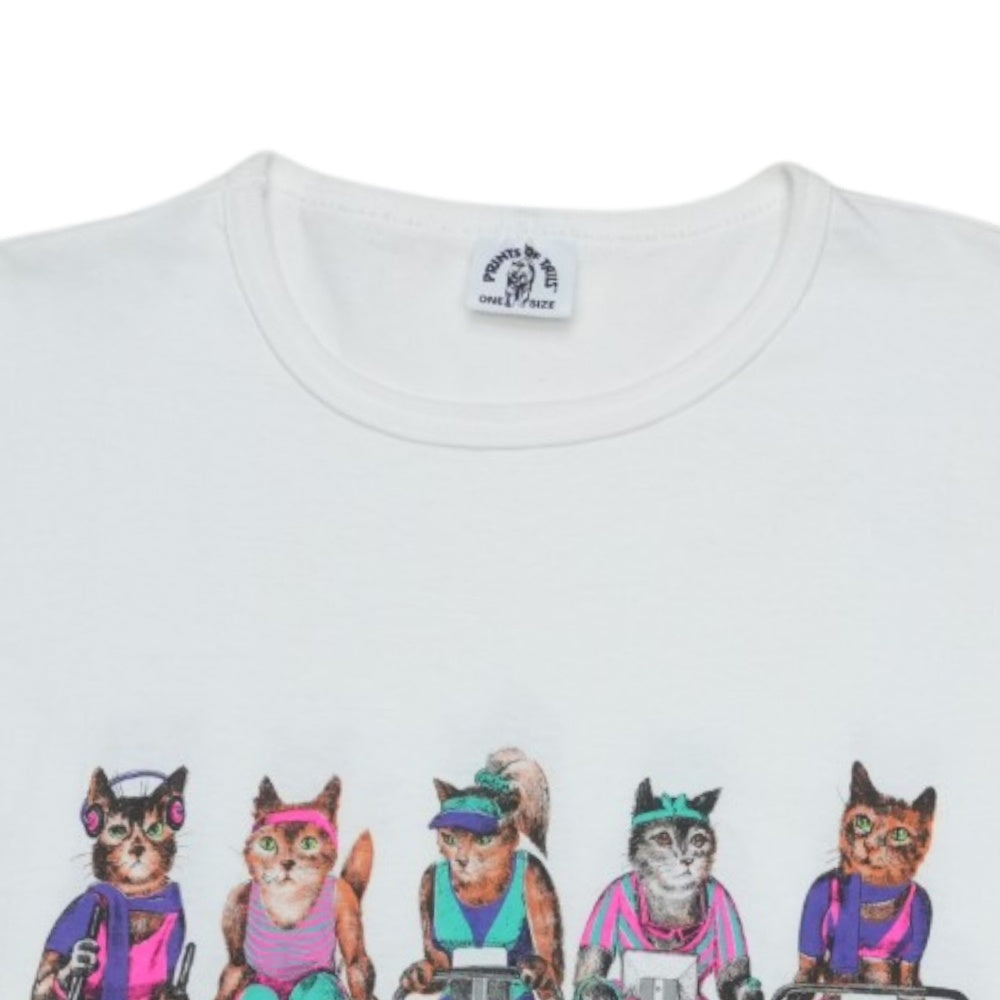 1990s Cat Cycling Shirt Tag