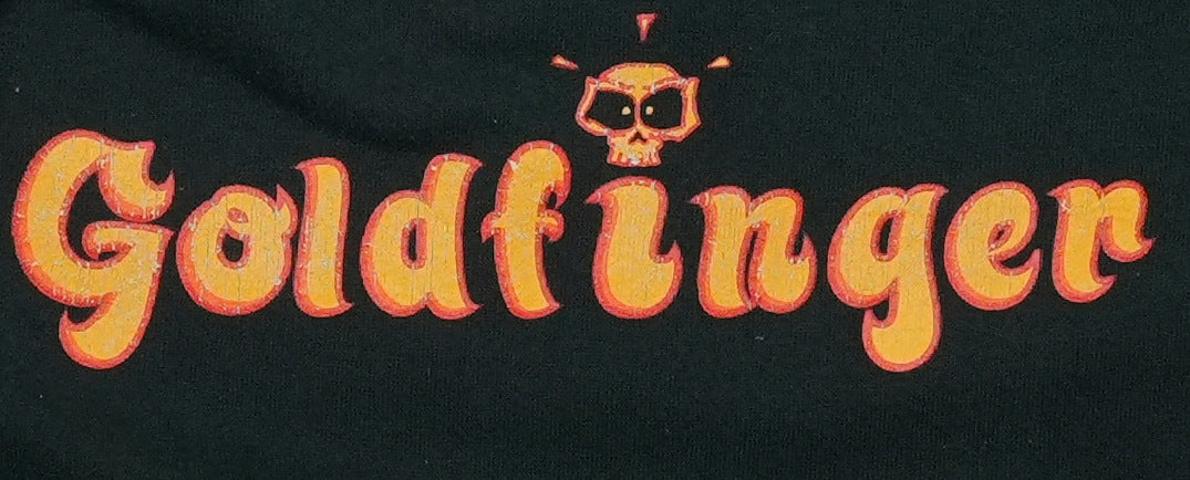 1990s Goldfinger Hoodie Front Graphic