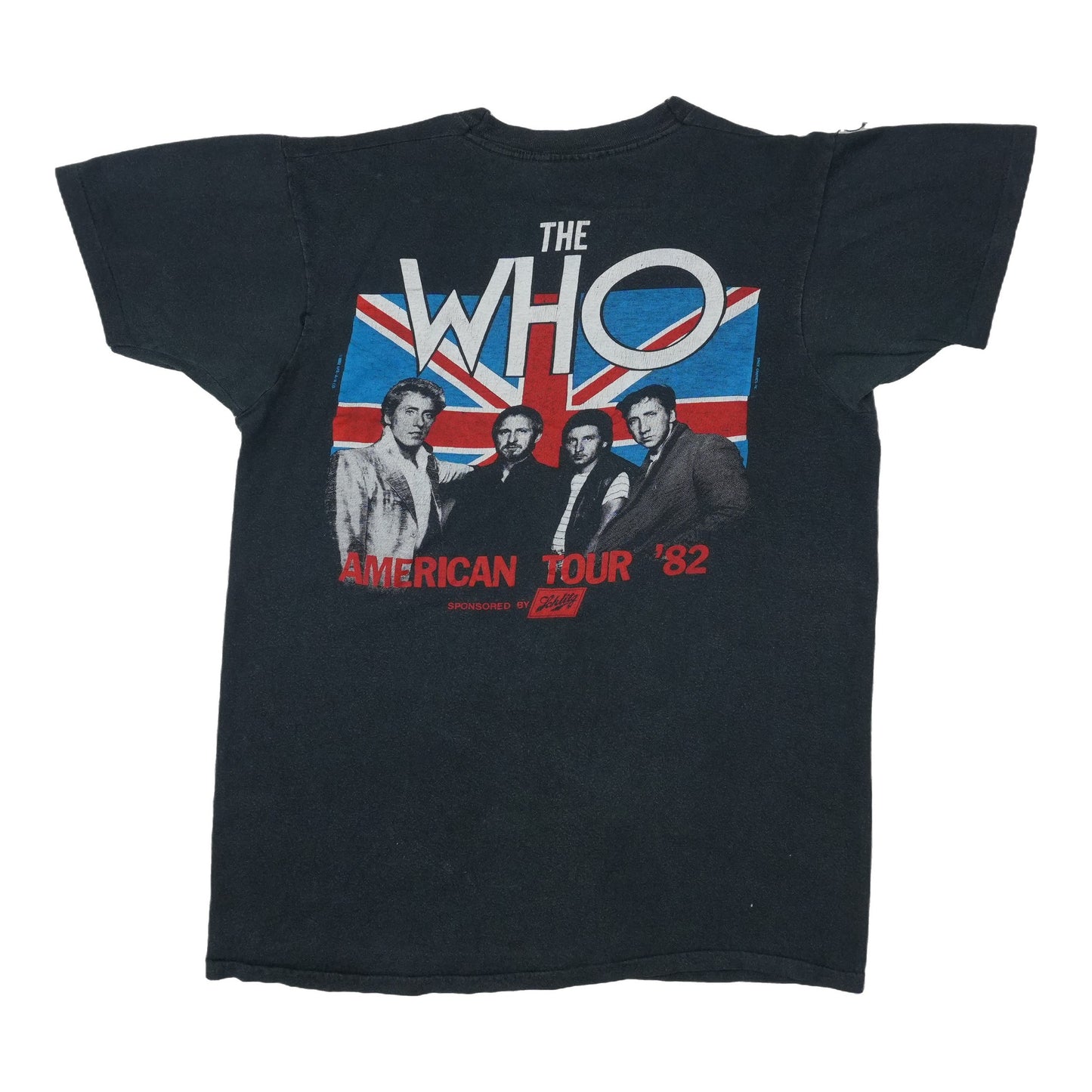 1982 The Who American Tour Shirt Back