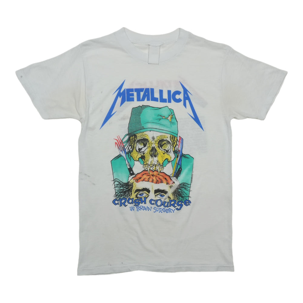 1990s Metallica Crash Course in Brain Surgery Shirt Front