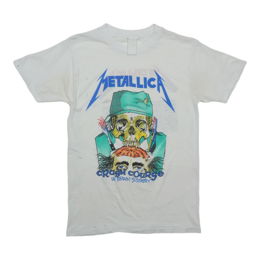 1990s Metallica Crash Course in Brain Surgery Shirt Front
