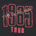 1985 AC/DC Fly On The Wall Sleeveless Tour Shirt Front Detail 1