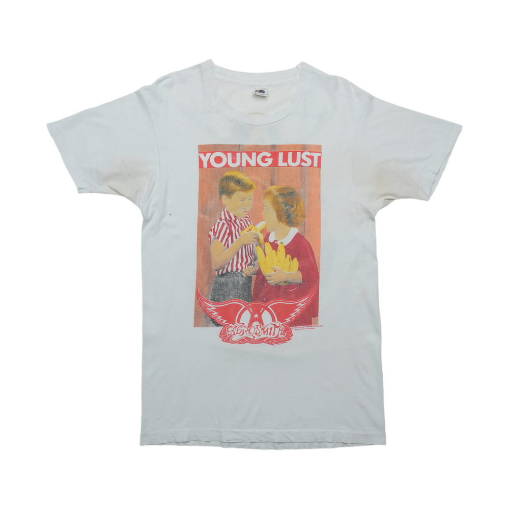 1989 Aerosmith Young Lust Shirt Front