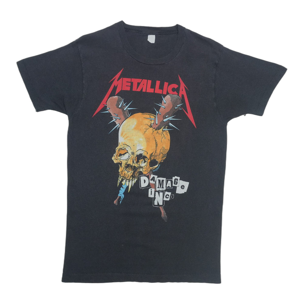 1986 Metallica Damage Inc Tour Shirt Front