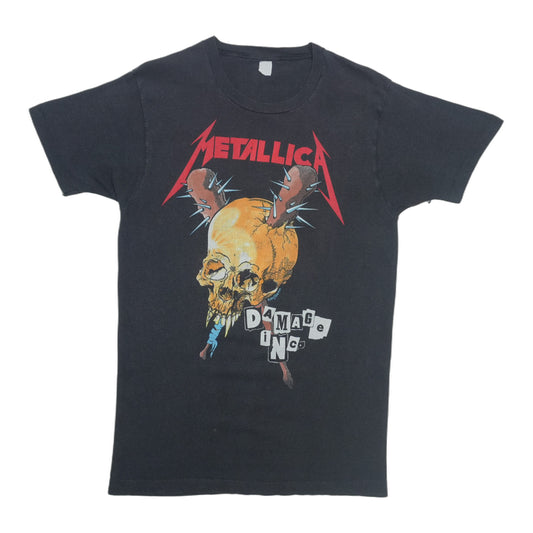1986 Metallica Damage Inc Tour Shirt Front