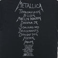 1997 Reading Festival Metallica Concert Shirt Back Detail 1