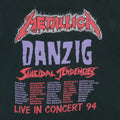 1994 Metallica Summer Tour Shirt Front Detail 2