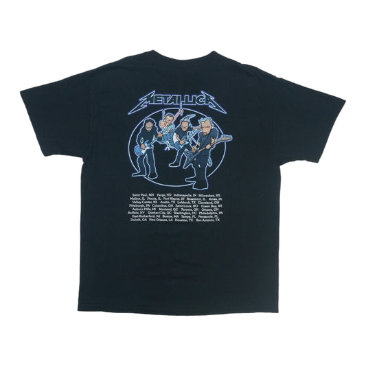 2004 Metallica Madly In Anger With The World Tour Shirt Back