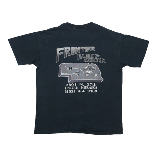 1990 Harley Davidson Lincoln Nebraska ShirtBack