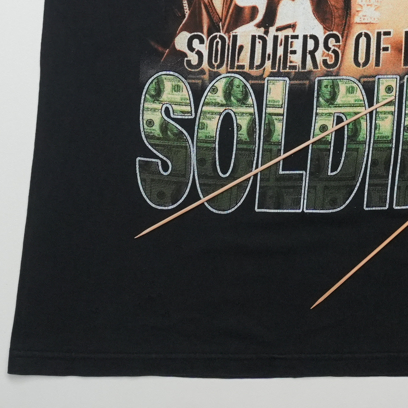 1990s No Limit Records Soldiers Of Fortune Shirt Front Detail 1