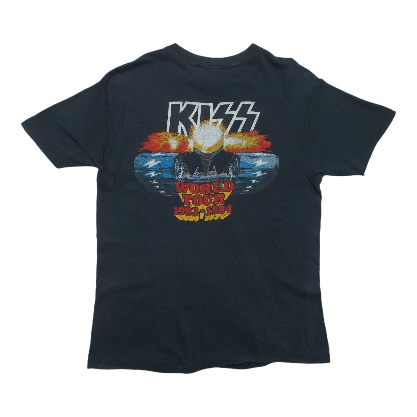 1983 KISS World Tour 83-84 Shirt Back