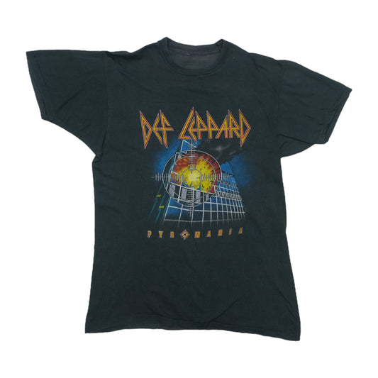 1983 Def Leppard Pyromania Rock Till You Drop Tour Shirt Front